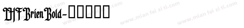 LHF Brien Bold字体转换